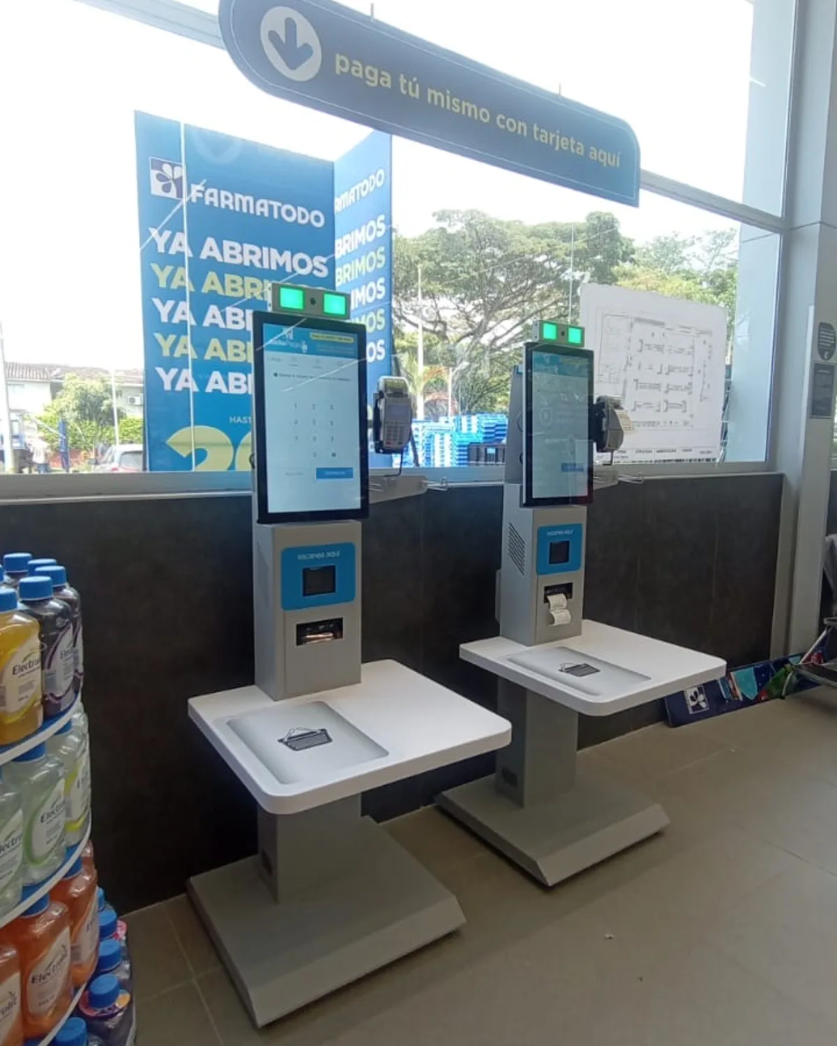 Kioscos de enrolamiento desarrollados para Farmatodo